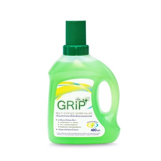 GRIP Germs Killer 480mlบรรจุ 6 ขวด ผลิตภัณฑ์น้ำยาทำความสะอาดอเนกประสงค์ GRIP Germs Killer 480ml, contains 6 bottles