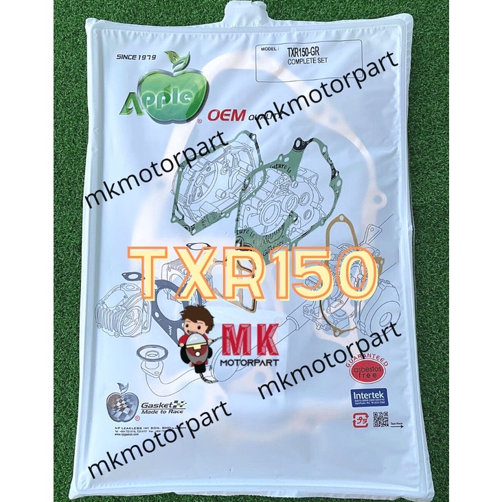 Suzuki TXR / TXR150 / RGV150 Panther Gamma Jerung Gama Cicak ปะเก็น Overhaul ครบชุดปะเก็น Apple