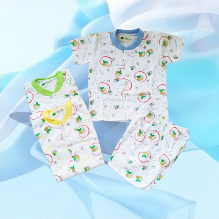 [ks5] ชุดเสื้อผ้าเด็กปุ่มสั้นสําหรับเด็กอายุ 6/12 เดือน