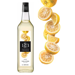 1883 YUZU LEMON FLAVORED SYRUP 1000 ml.  (1883 น้ำเชื่อมกลิ่นยูสุ เลมอน 1000 มล.)