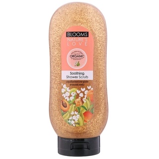 เจลสครับอาบน้ำหอมกลิ่นกุหลาบ จากสารสกัดออแกนิก100% Blooms Natures Love Energize Shower Gel Scrub 265g.