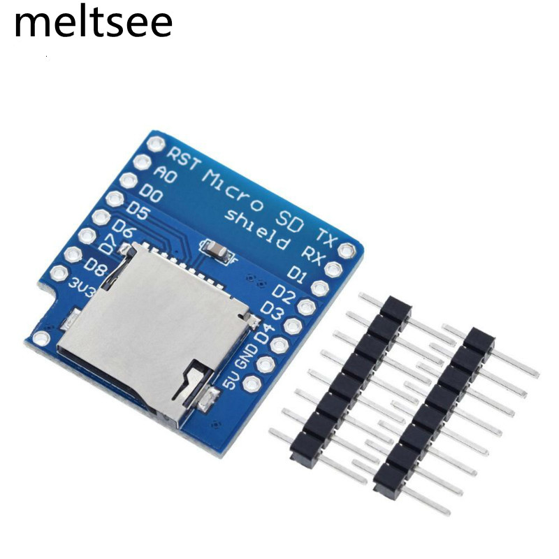 การ์ดโมดูล Micro Sd สําหรับการ์ด Wemos D1 Mini Tf Micro Sd Module Card for Wemos D1 Mini Tf Card