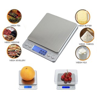 เครื่องชั่งดิจิตอล 2กิโลกรัม Digital scales เครื่องชั่งน้ำหนักดิจิตอล 2 กิโลกรัม ทศนิยม 1 จุด 0.1 (ไม่รวมถ่าน)