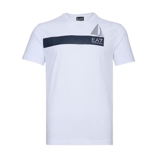 Ea7 Emporio Armani เสื้อยืดคอกลม แขนสั้น ผ้าฝ้าย สําหรับผู้ชาย {S-5XL}S-5XL