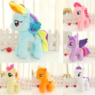 ตุ๊กตาโพนี่ MY Little Ponyสีสวย น่ารักงานป้ายลิขสิทธิ์แท้ ขนาด 30ซม.