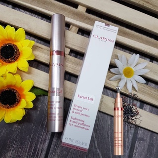 Clarins Facial Lift Tightening &amp; Anti-puffiness Eye Concentrate 15ml  บำรุงผิวรอบดวงตา