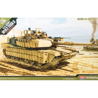 พลาสติก โมเดล ประกอบ ACADAMY MINICRAFT สเกล 1/35 M1A2 SEP TUSK 1 / TUSK I I/ V2