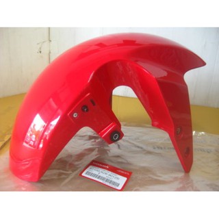 HONDA GROM MSX125 FRONT FENDER "RED" "GENUINE PARTS" (1 PC) // บังโคลนหน้า พลาสติก สีแดง ของแท้ รับประกันคุณภาพ