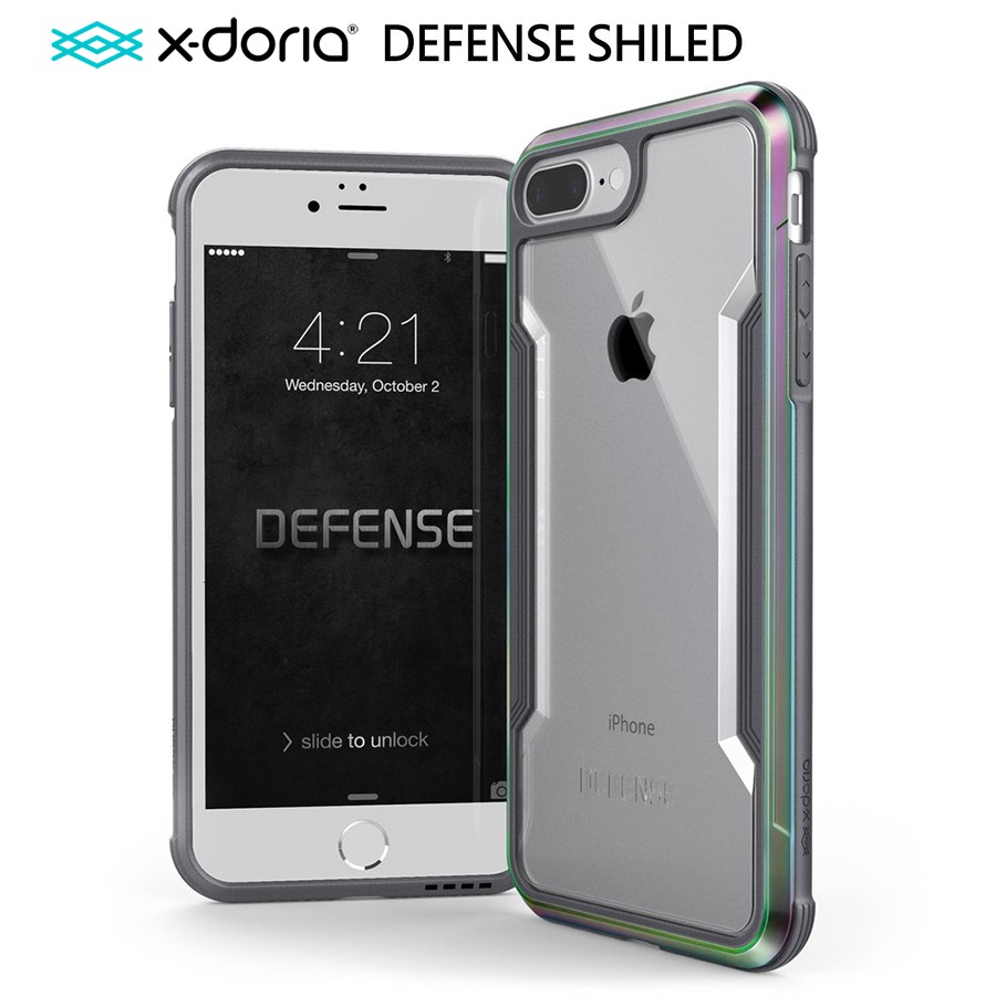 X-Doria Defense Shield เคส iPhone 6 Plus,7 Plus,8 Plus Case ของแท้💯% (สีรุ้ง Iridescent)