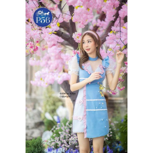 P56 BRAND  :  Cloudy Sky Dress SizeS และM