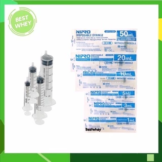(แบ่งขาย) NIPRO SYRING แบบไม่ติดเข็ม ขนาด 1 ,3 ,5 ,10 ,20 ,50 ML.หัวข้าง
