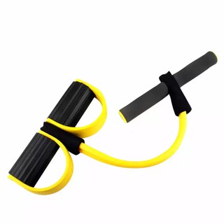 Dmall-Yoga equipment ดึงเชือกออกกำลังกาย อุปกรณ์เสริมเล่นโยคะ Yellow