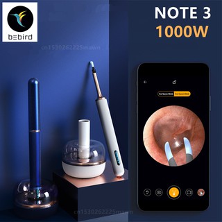 Youpin Bebird หมายเหตุ 3 ภาพอัจฉริยะ Ear Stick 1000W ทำความสะอาดหู Endoscope MINI กล้อง Otoscope Borescope EAR Picker เครื่องมือ