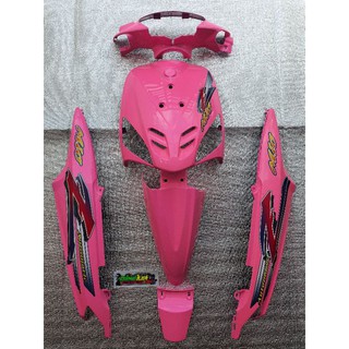 ชุดสีมีโอ110 รุ่นแรก (ชมพูนม) พลาสติเกรด ABS
