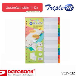 อินเด็กช์พลาสติก (1-12) Databank VCD-C12