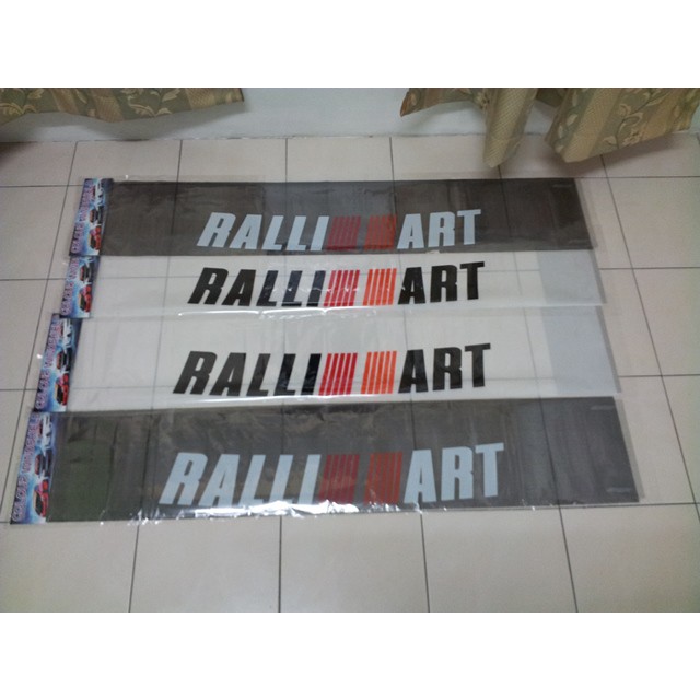 Windscreen Widescreen Sticker Ralli art RALLIART PROTON WIRA SATRIA MITSUBISHI LANCER TRITON PLastik Sticker vietnam