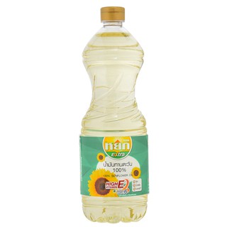 น้ำมันทานตะวัน100% ตราหยก ขนาด 1ลิตร YOK SUNFLOWER OIL