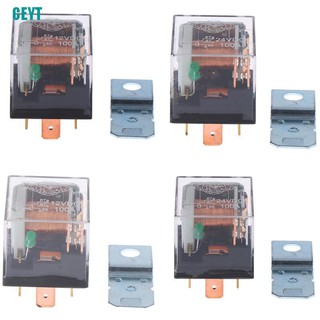 【CEYT】รีเลย์ยานยนต์ กันน้ํา 12v 24v 100a 4pin 5pin spdt