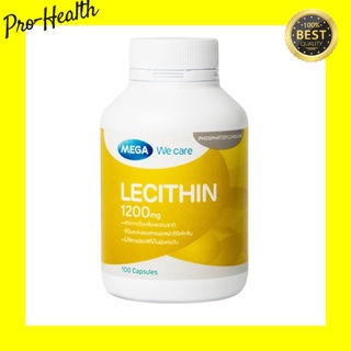 Mega Lecithin 1200มก 100เม็ด เมก้า วีแคร์ สกัดจากถั่วเหลือง เลซิติน