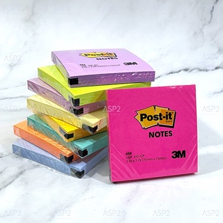 โพสต์อิท โน้ต Post-it Notes no.654 3M ขนาด 3x3 นิ้ว กระดาษโน้ต ชนิดมีกาวในตัว