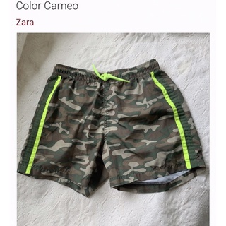 Zara Boys Camo Swim Trunks