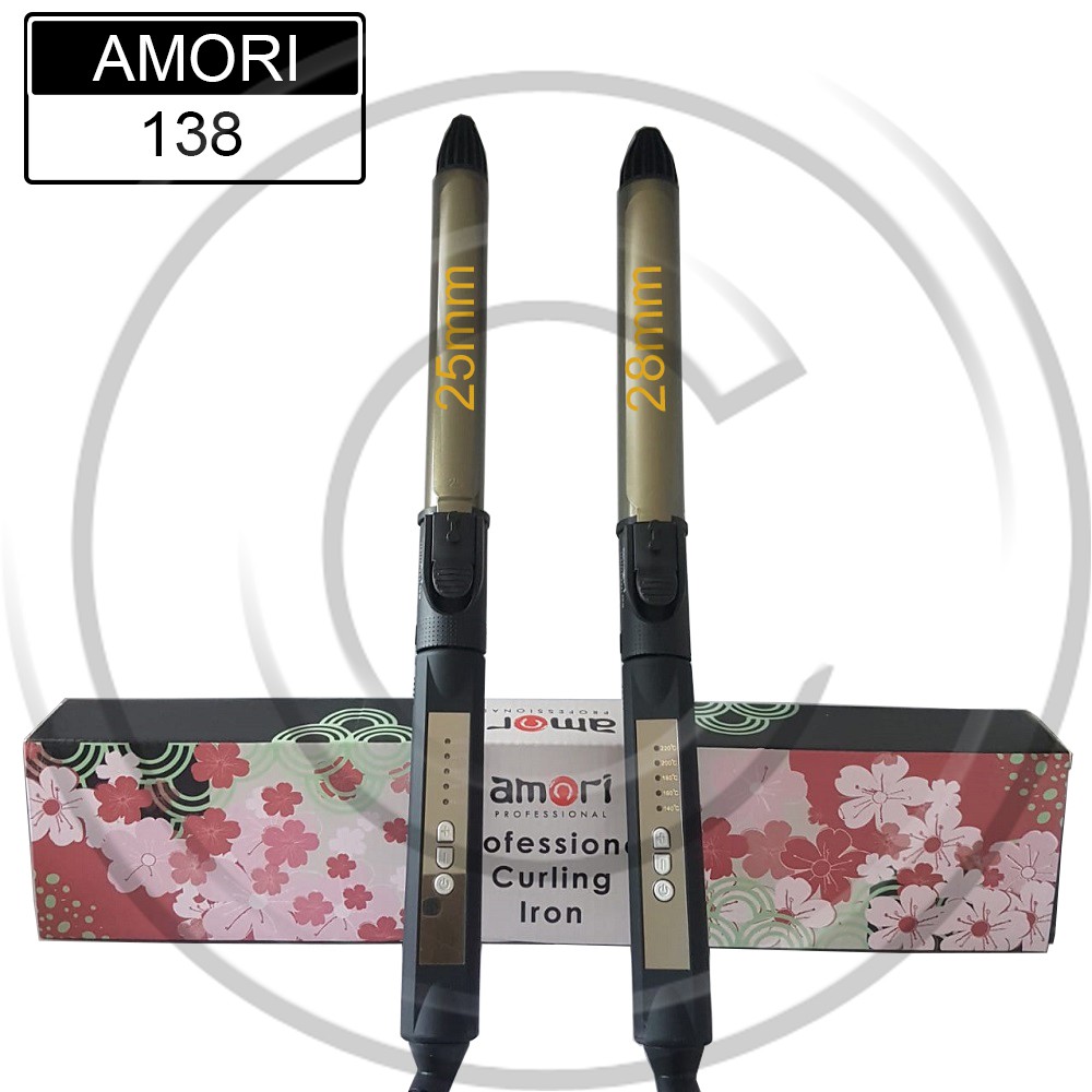 Amori / CT AMORI-CL138 / เครื่องม้วนผมtong (Clintong) (ดัดผม) (ลอน)