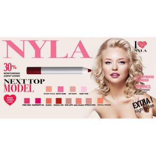 NYLA LIP CRAYON PENCIL 📌📌โปรจัดหนัก [เฉพาะสี]📌📌