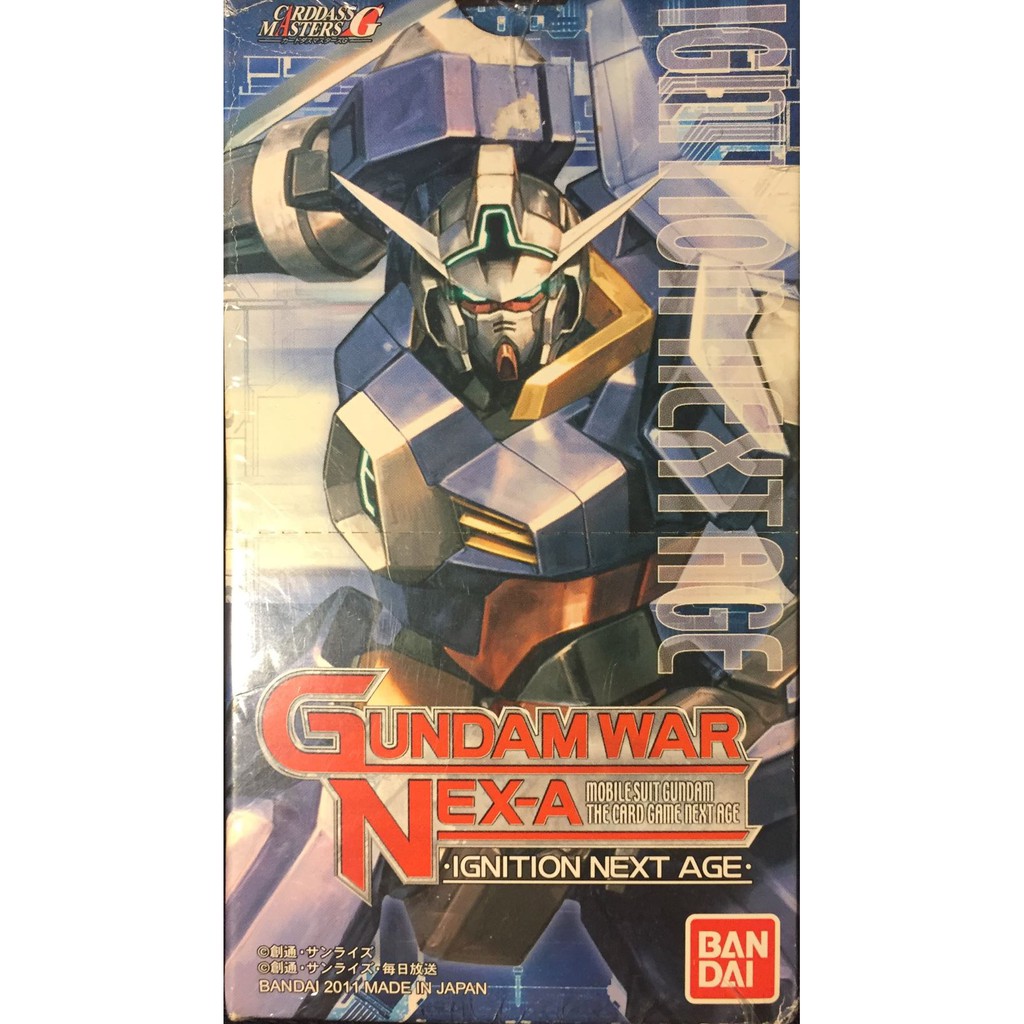 Bandai GUNDAM WAR NEX-A  Card Game #01 BOOSTER BOX : IGNITION NEXT AGE 1BOX 15PCS