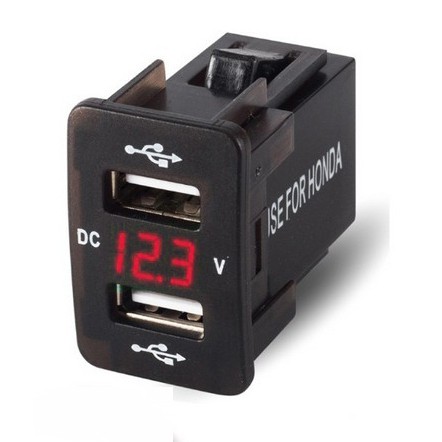 VOLT&USB Charger สำหรับ Honda (N) City BRV HRV CRV Civic Accord