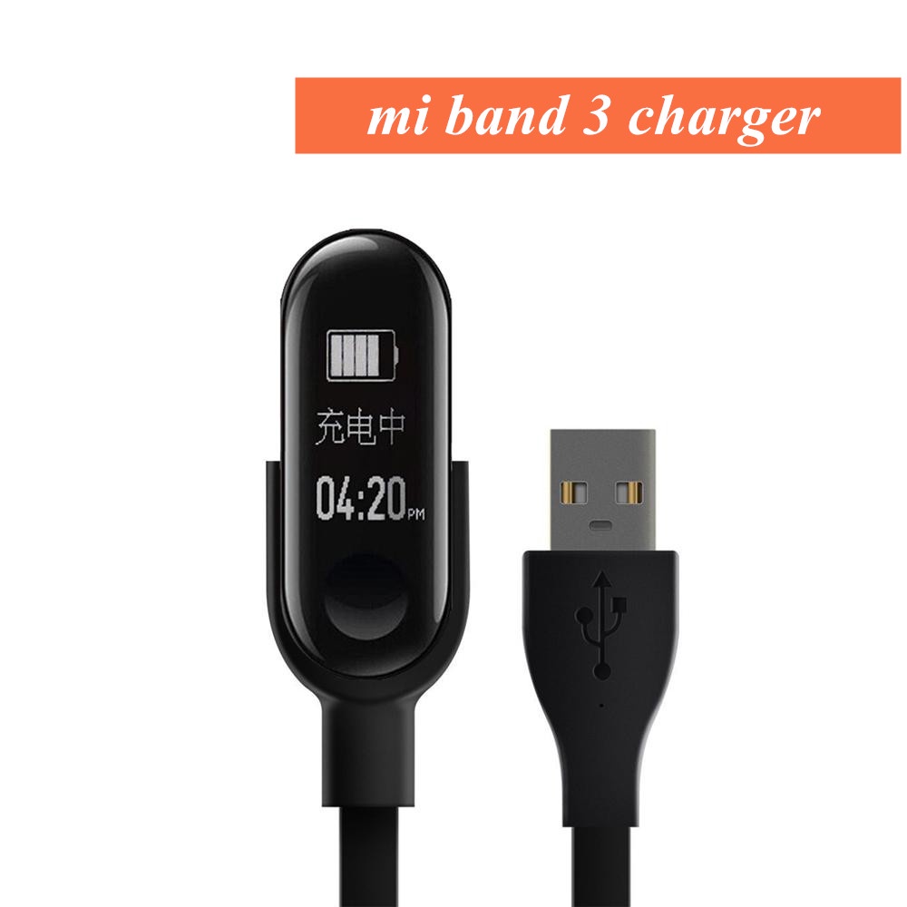 อะแดปเตอร์กล้องและสายเคเบิลchargers For Xiaomi Mi Band 2 3 4 5 Charger Cable Data Cradle Dock 1480