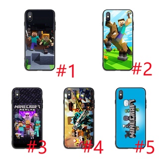 Poco M3 X3 X4 M4 Pro NFC GT C3 230411 เคสโทรศัพท์มือถือ แบบนิ่ม พิมพ์ลาย Minecraft Realms world game สีดํา สําหรับตกแต่งบ้าน