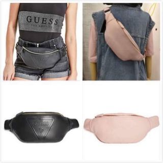 GUESS GYM EMBOSSED LOGO WAIST PACK