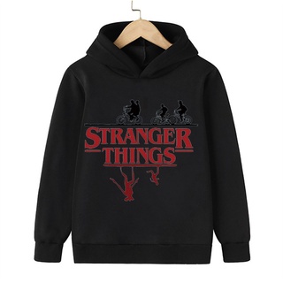 ใหม่ Stranger Things 4 เสื้อกันหนาวลําลอง ลายการ์ตูน Hellfire Club สไตล์สตรีท สําหรับเด็กผู้ชาย ผู้หญิง