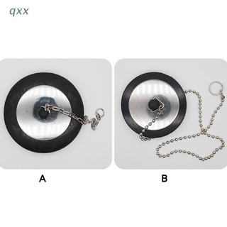 [Qxx] จุกยางโชคเกอร์อ่างอาบน้ําพร้อมโซ่ปิดท่อระบายน้ํา