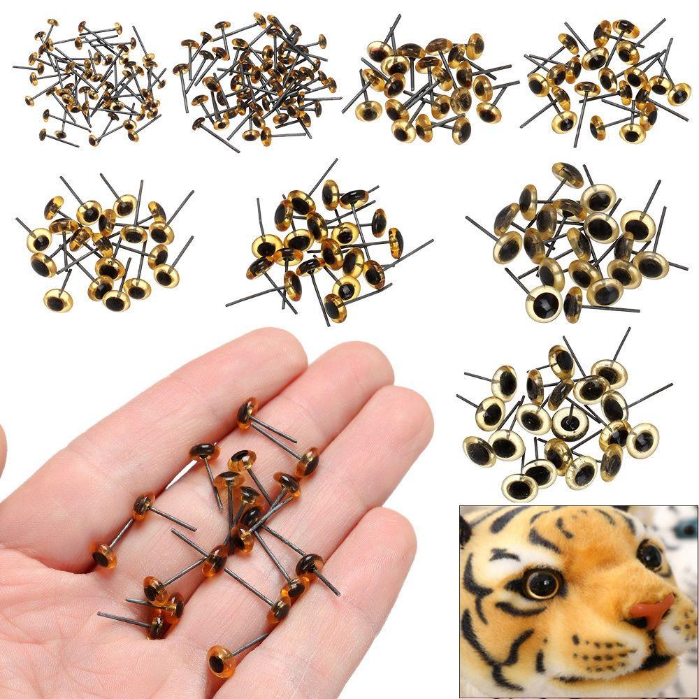 Emilee ตาแก้วพลาสติกใส รูปหมี ขนาด 3 4 5 6 7 8 9 10 11 12 มม. สําหรับเด็ก 20 50 ชิ้น - รูปที่ 3