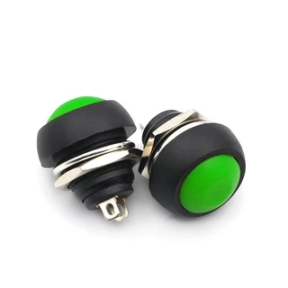 สวิตช์กดติด ปล่อยดับ PBS-33b 2Pin Mini Switch 12mm 1A 250V ACWaterproof momentary Push button Switch Non-locking