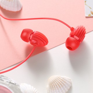 หูฟัง Joyroom รุ่น JR-EL112 Conch plastic Earphone สายยาว 1.2 เมตร หูฟังแบบ In-ear AUX 3.5 mm