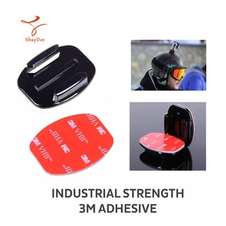 Arc Flat Plane 3M Glue Adhesive Fixed Base Mount Helmet โค้งมนเครื่องบิน 3M กาวกาวคงที่แท่นยึดฐานอุปกรณ์หมวกกันน็อกชุด