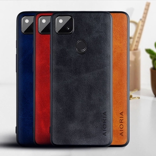 เคสโทรศัพท์หนังแฟชั่นสไตล์วินเทจ Google Pixel 4a