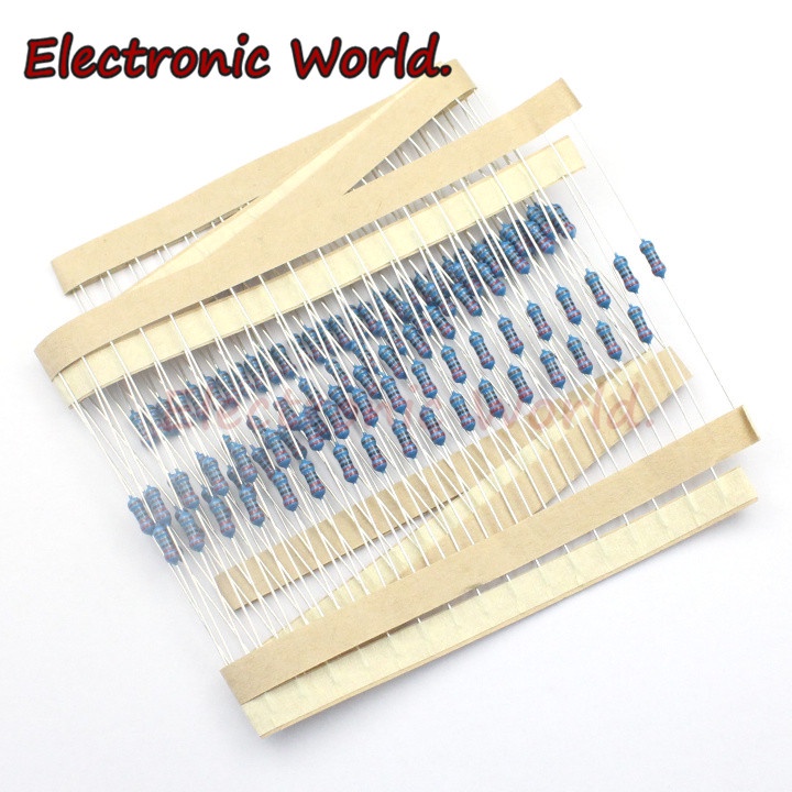 20 ตัวต้านทานฟิล์มโลหะ 1% 2W 3W 5W 560R 620R 680R 750R 820R 910R Ohm