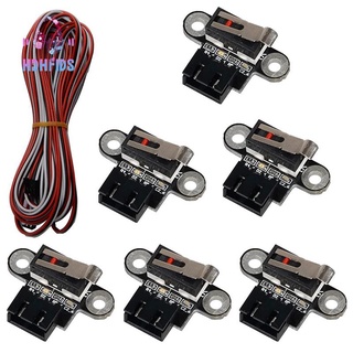 6 Pcs 3D Printer Switch Mechanical Limit Switch ule Mini Endstop Switches with 1M 3Pin Cable for 3D Printers Parts