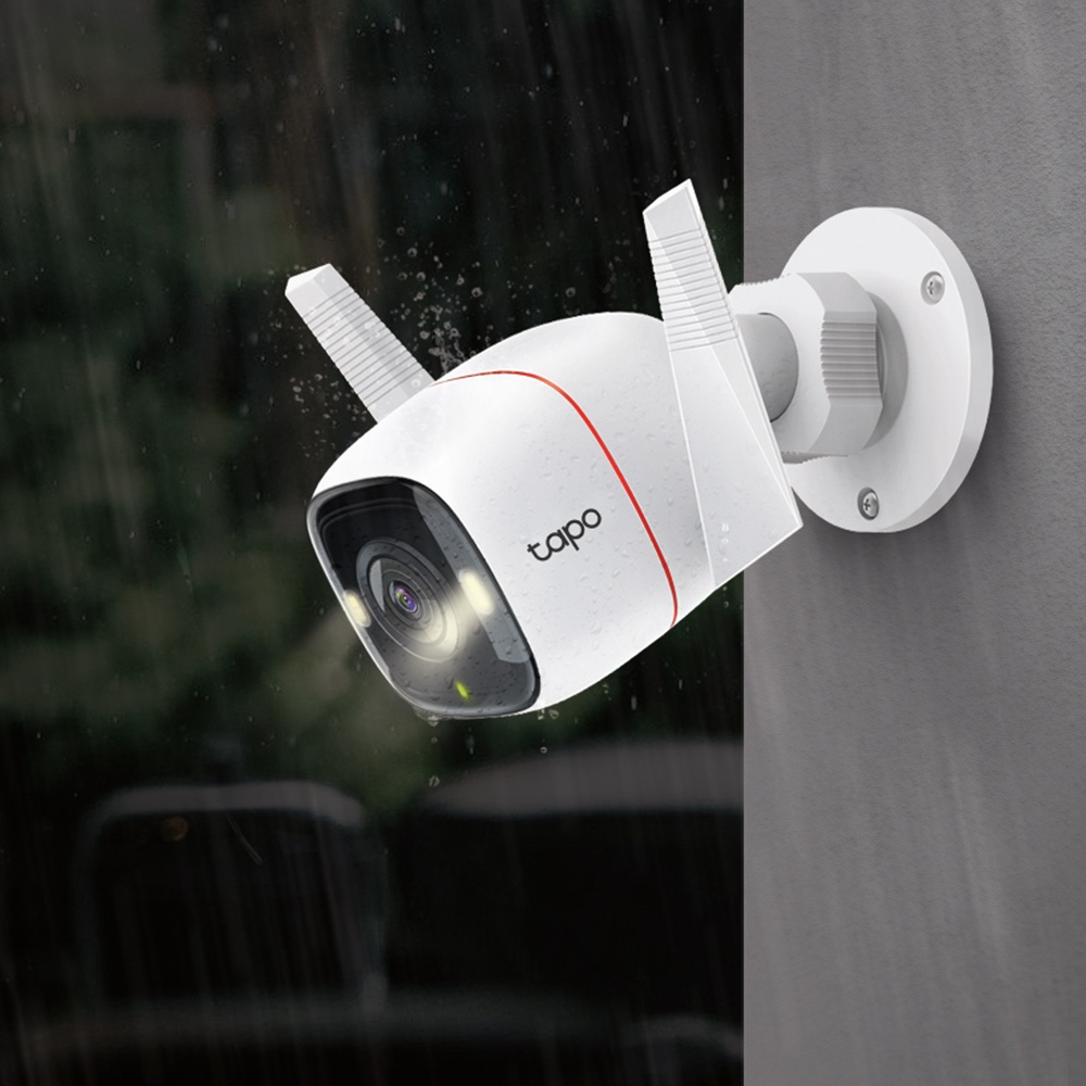 TP-Link Tapo 320WS กล้อง 4 ล้านพิกเซล กล้องวงจรปิดไร้สาย TPLink Outdoor Security Wi-Fi Camera 2K QHD