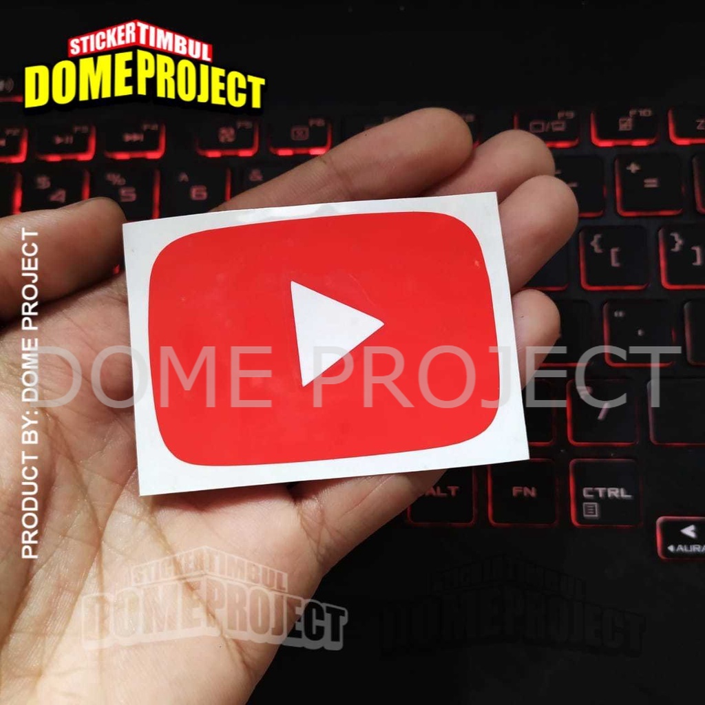 สติ๊กเกอร์ตัดโลโก้ YOUTUBE – สติ๊กเกอร์ติดมอเตอร์ไซค์และรถยนต์, บุคคล, พรีเมี่ยมกลางแจ้ง, กันน้ํา