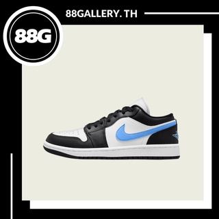 NIKE AIR JORDAN 1 LOW BLACK UNIVERSITY BLUE