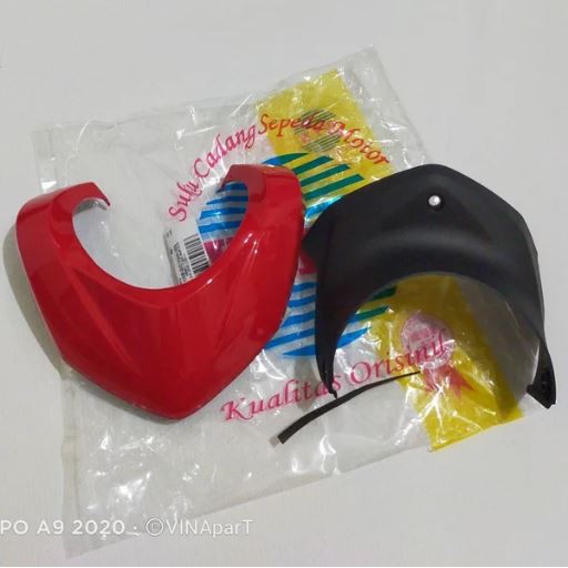 Merah Red GENIO K0J SPEEDOMETER BATOK COVER TOP BOTTOM SET WIN