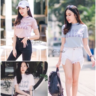 เสื้อคอกลมสกีน KISS 🎀Lolibells🎀