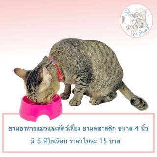 ชามอาหารแมว ชามใส่อาหารสัตว์เลี้ยง ชามข้าวแมว ชามข้าวสุนัข