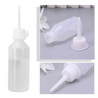 ❤❤ 50ml Industrial Glue Gel Oil Applicator Squeeze Bottle Clear White Jet