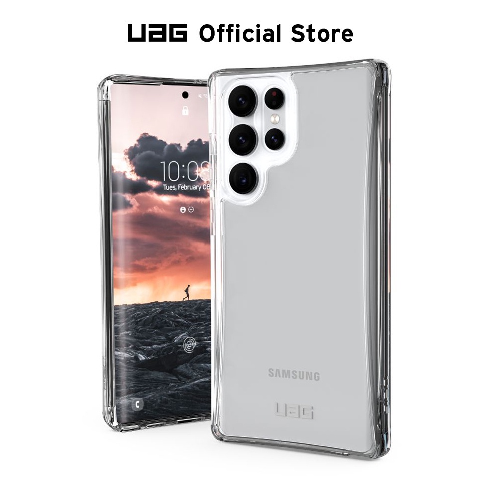Uag เคสโทรศัพท์มือถือแบบใส บางมาก สําหรับ Samsung S22 Ultra S21 S20 Ultra S10+ S9+ S8+ S10 5G Note 8 Note 9 Note 20Ultra Note 10 Plus Note20 Galaxy S22 Ultra