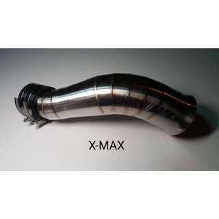 xmax300 คอกรองเลส คอกรองxmax ปากแตร คอไอดี xmax300 คอกรองforza300 hondaforza300 อะไหล่แต่ง